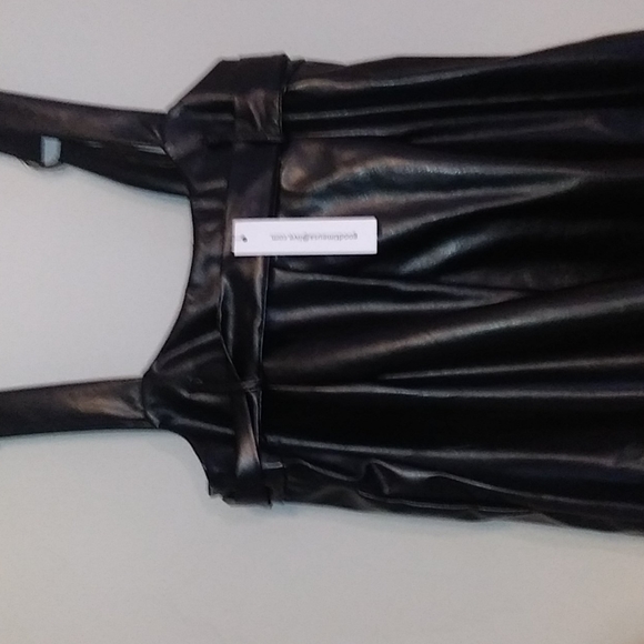 New PU Wide Leg Pants - Picture 6 of 6